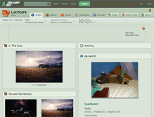 Tablet Screenshot of luccicare.deviantart.com