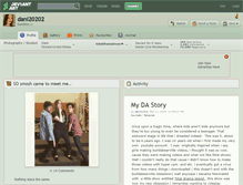 Tablet Screenshot of dani20202.deviantart.com