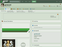 Tablet Screenshot of gardooneh.deviantart.com