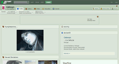 Desktop Screenshot of ceinwyn.deviantart.com