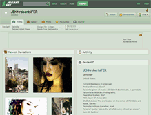 Tablet Screenshot of jennrobertsifer.deviantart.com