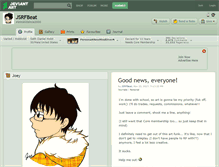 Tablet Screenshot of jsrfbeat.deviantart.com
