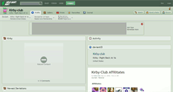 Desktop Screenshot of kirby-club.deviantart.com