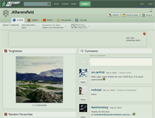 Tablet Screenshot of jkravensfield.deviantart.com