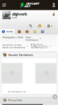 Mobile Screenshot of digiwork.deviantart.com