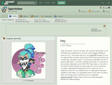 Tablet Screenshot of opalwhisker.deviantart.com