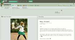 Desktop Screenshot of darkdeus-h.deviantart.com