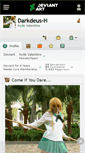 Mobile Screenshot of darkdeus-h.deviantart.com