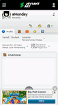 Mobile Screenshot of amonday.deviantart.com