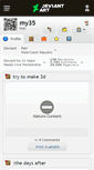 Mobile Screenshot of my35.deviantart.com