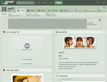 Tablet Screenshot of my35.deviantart.com