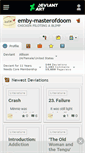Mobile Screenshot of emby-masterofdoom.deviantart.com