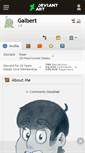 Mobile Screenshot of galbert.deviantart.com