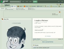 Tablet Screenshot of galbert.deviantart.com
