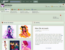 Tablet Screenshot of kairidestny.deviantart.com