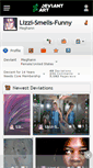 Mobile Screenshot of lizzi-smells-funny.deviantart.com