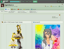Tablet Screenshot of nightwitch14.deviantart.com