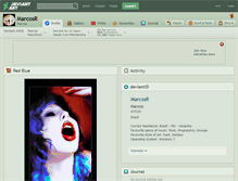 Tablet Screenshot of marcosr.deviantart.com