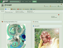 Tablet Screenshot of divinesight.deviantart.com