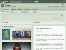 Tablet Screenshot of j-lindo.deviantart.com