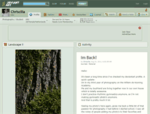 Tablet Screenshot of chriscilia.deviantart.com