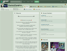 Tablet Screenshot of phantomphangirls.deviantart.com