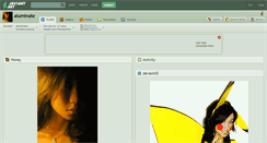 Desktop Screenshot of aluminate.deviantart.com