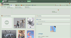 Desktop Screenshot of laweegie.deviantart.com