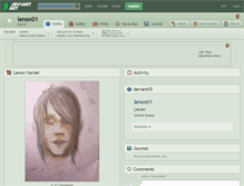 Tablet Screenshot of lenon01.deviantart.com