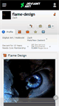 Mobile Screenshot of flame-design.deviantart.com