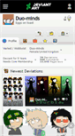 Mobile Screenshot of duo-minds.deviantart.com