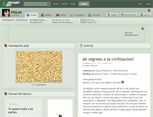 Tablet Screenshot of ktzlee.deviantart.com