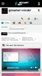 Mobile Screenshot of gossamer-wonder.deviantart.com