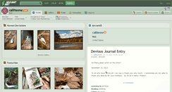 Desktop Screenshot of caillteone.deviantart.com