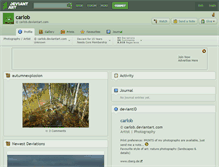 Tablet Screenshot of carlob.deviantart.com