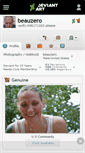 Mobile Screenshot of beauzero.deviantart.com