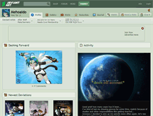 Tablet Screenshot of mehoaido.deviantart.com