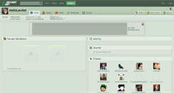 Desktop Screenshot of mellolawliet.deviantart.com