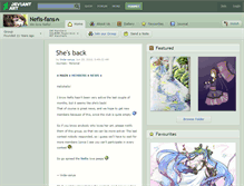 Tablet Screenshot of nefis-fans.deviantart.com