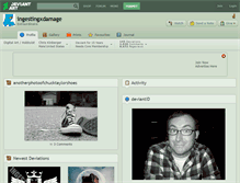 Tablet Screenshot of ingestingxdamage.deviantart.com