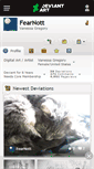 Mobile Screenshot of fearnott.deviantart.com