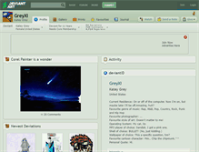 Tablet Screenshot of greyxi.deviantart.com