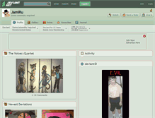 Tablet Screenshot of jamiru.deviantart.com