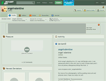 Tablet Screenshot of angelvalentine.deviantart.com