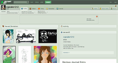 Desktop Screenshot of cupcake1212.deviantart.com