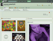 Tablet Screenshot of anorexic-butterfly55.deviantart.com