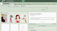 Desktop Screenshot of honey-marker.deviantart.com