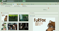 Desktop Screenshot of furfox.deviantart.com