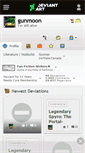 Mobile Screenshot of gunmoon.deviantart.com