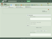 Tablet Screenshot of goay.deviantart.com